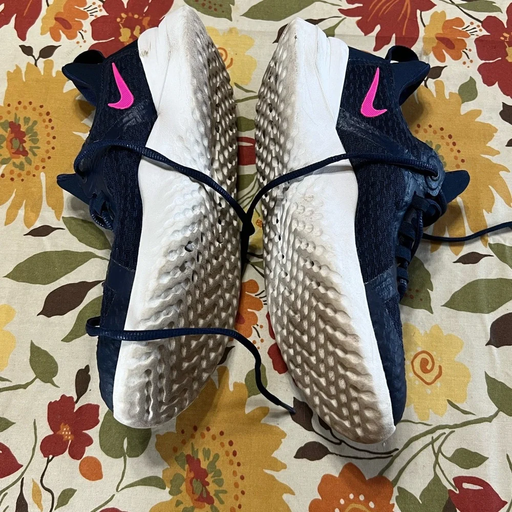 Nike Renew Rival Women's Running Shoes AA7411-401 Obsidian Navy Blue Sz 9.5 EUC.
